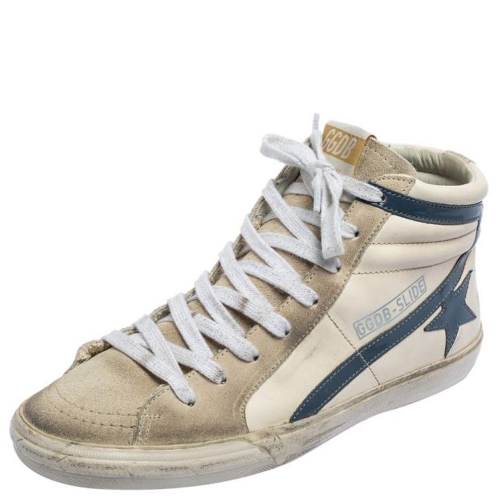 Golden Goose “slide” high top sneakers